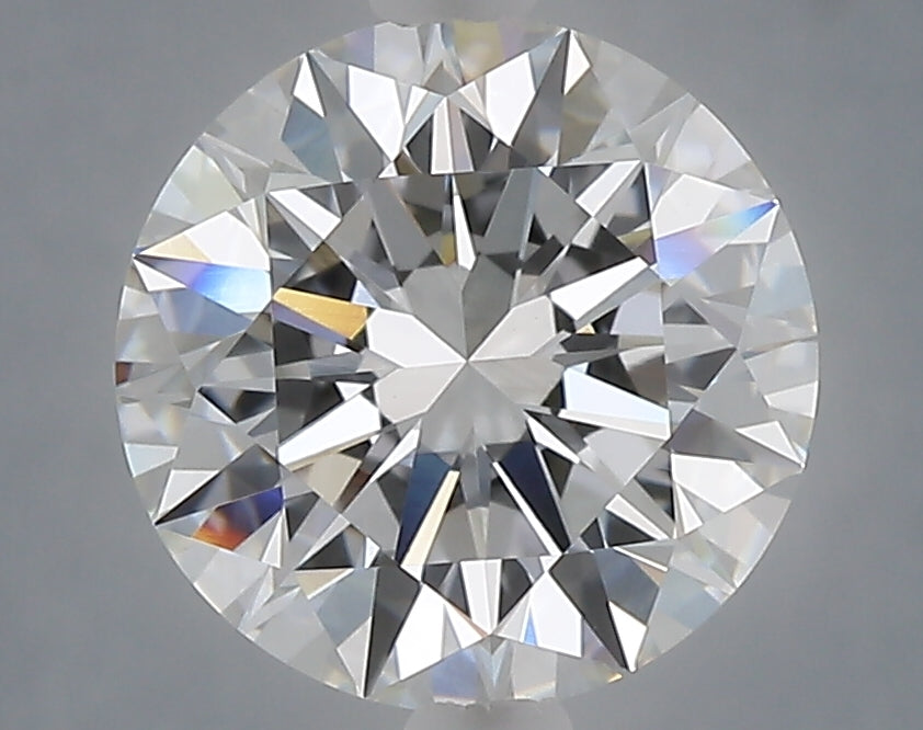 3.03 Carat Round Shaped, Excellent Cut, E Color, VVS2 Clarity, IGI Certified Lab Grown Diamond