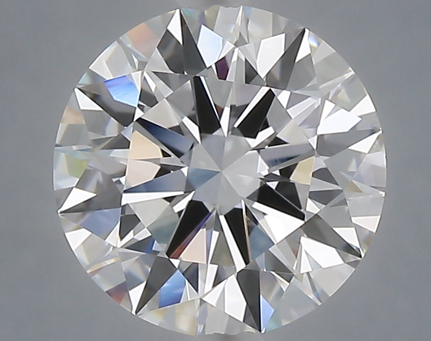 3.09 Carat Round Shaped, Ideal Cut, E Color, VVS2 Clarity, IGI Certified Lab Grown Diamond