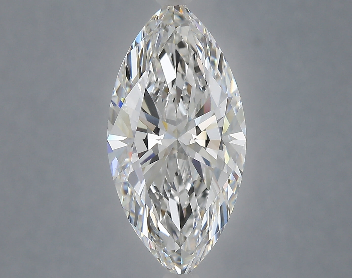 4.02 Carat Marquise Shaped, Ideal Cut, F Color, VVS2 Clarity, IGI Certified Lab Grown Diamond
