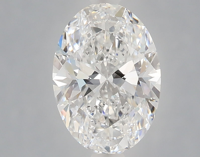 1.53 Carat Oval Shaped, Ideal Cut, D Color, VS2 Clarity, IGI Certified Lab Grown Diamond