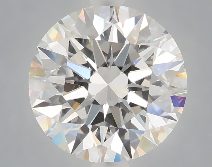 3.09 Carat Round Shaped, Excellent Cut, E Color, VVS2 Clarity, IGI Certified Lab Grown Diamond