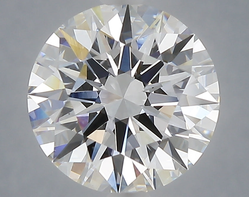 3.08 Carat Round Shaped, Excellent Cut, E Color, VS1 Clarity, IGI Certified Lab Grown Diamond