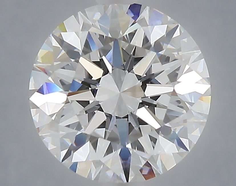3.07 Carat Round Shaped, Excellent Cut, D Color, VVS2 Clarity, IGI Certified Lab Grown Diamond