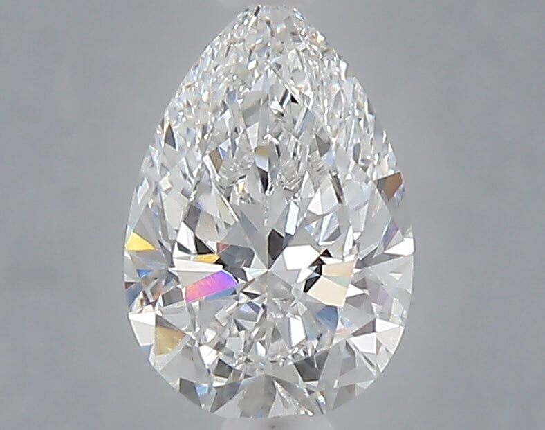 1.05 Carat Pear Shaped, Ideal Cut, E Color, VVS1 Clarity, IGI Certified Lab Grown Diamond