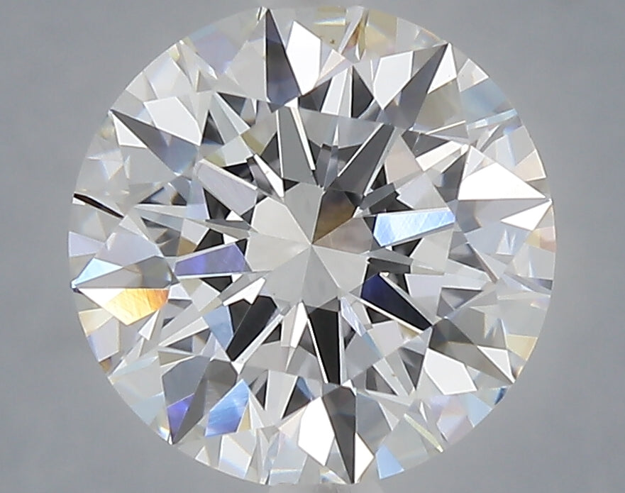 3.03 Carat Round Shaped, Excellent Cut, E Color, VVS2 Clarity, IGI Certified Lab Grown Diamond