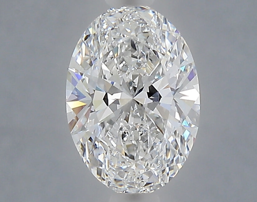 1.09 Carat Oval Shaped, Ideal Cut, D Color, VVS2 Clarity, IGI Certified Lab Grown Diamond
