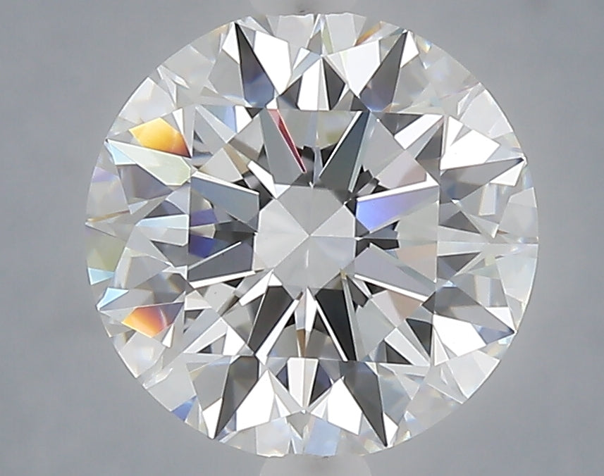 3.08 Carat Round Shaped, Ideal Cut, F Color, VVS2 Clarity, IGI Certified Lab Grown Diamond