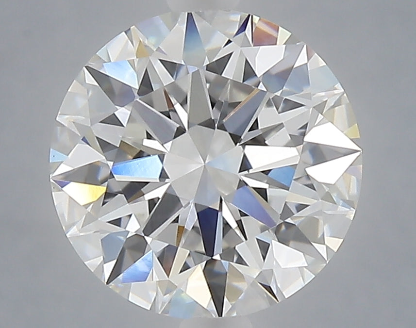 3.09 Carat Round Shaped, Excellent Cut, E Color, VVS2 Clarity, IGI Certified Lab Grown Diamond