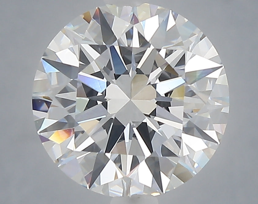 3.07 Carat Round Shaped, Excellent Cut, E Color, VVS2 Clarity, IGI Certified Lab Grown Diamond
