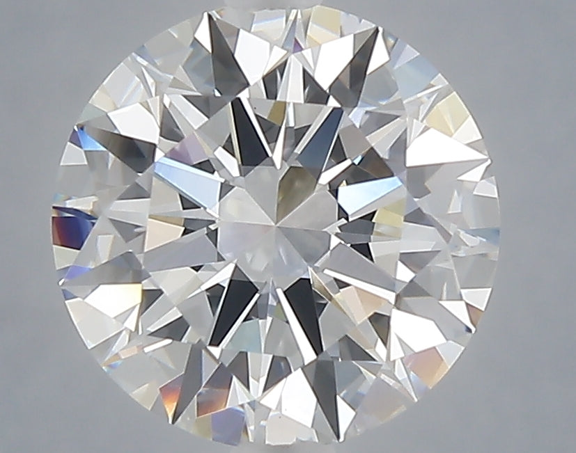 3.03 Carat Round Shaped, Excellent Cut, E Color, VVS2 Clarity, IGI Certified Lab Grown Diamond