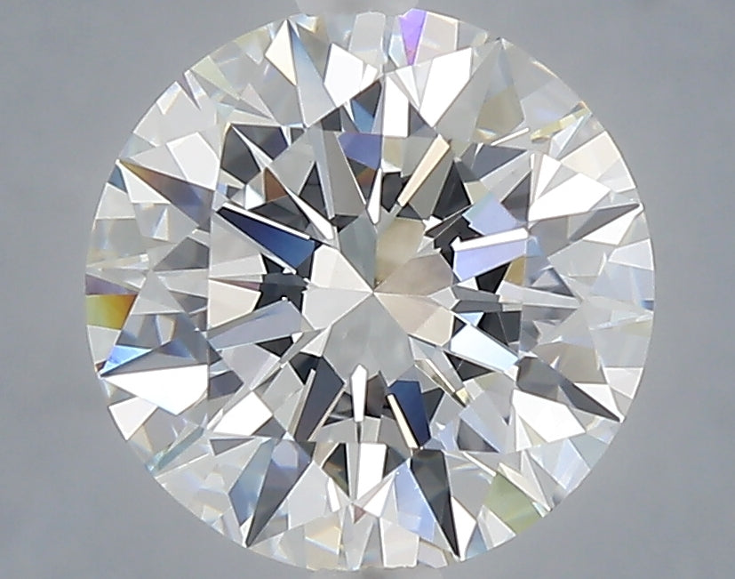 3.03 Carat Round Shaped, Excellent Cut, E Color, VVS2 Clarity, IGI Certified Lab Grown Diamond