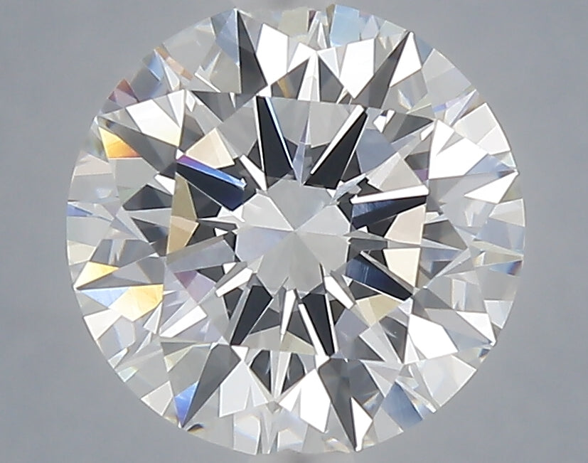 3.05 Carat Round Shaped, Ideal Cut, E Color, VVS2 Clarity, IGI Certified Lab Grown Diamond