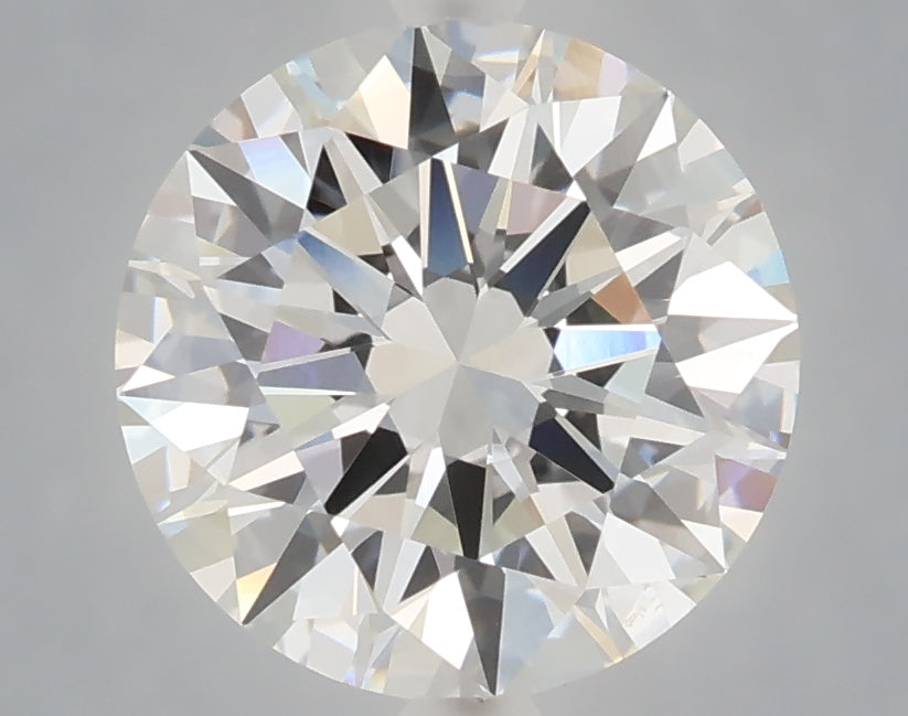 3.07 Carat Round Shaped, Excellent Cut, E Color, VVS2 Clarity, IGI Certified Lab Grown Diamond