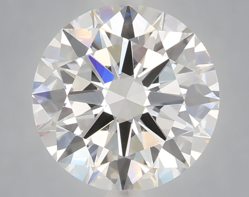 3.03 Carat Round Shaped, Excellent Cut, E Color, VVS2 Clarity, IGI Certified Lab Grown Diamond