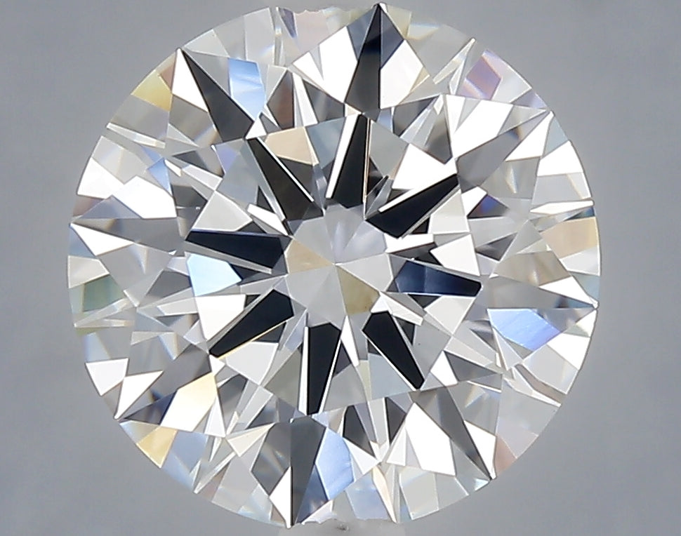 3.09 Carat Round Shaped, Excellent Cut, E Color, VVS2 Clarity, IGI Certified Lab Grown Diamond