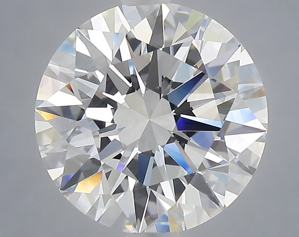 3.04 Carat Round Shaped, Excellent Cut, E Color, VVS2 Clarity, IGI Certified Lab Grown Diamond