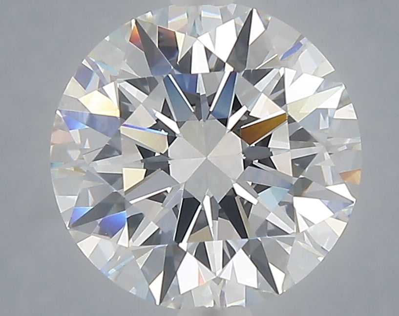 3.02 Carat Round Shaped, Excellent Cut, E Color, VVS2 Clarity, IGI Certified Lab Grown Diamond