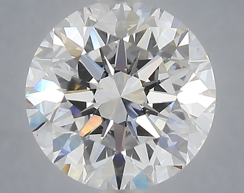 3.09 Carat Round Shaped, Excellent Cut, E Color, VVS2 Clarity, IGI Certified Lab Grown Diamond