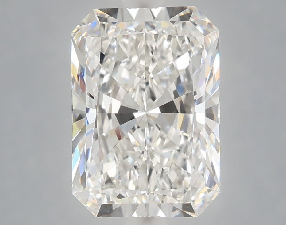 3.06 Carat Radiant Shaped, Ideal Cut, E Color, VS1 Clarity, IGI Certified Lab Grown Diamond