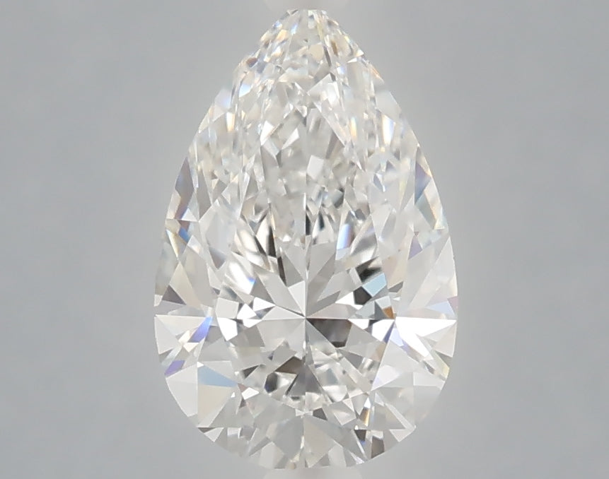 1.54 Carat Pear Shaped, Ideal Cut, D Color, VVS2 Clarity, IGI Certified Lab Grown Diamond