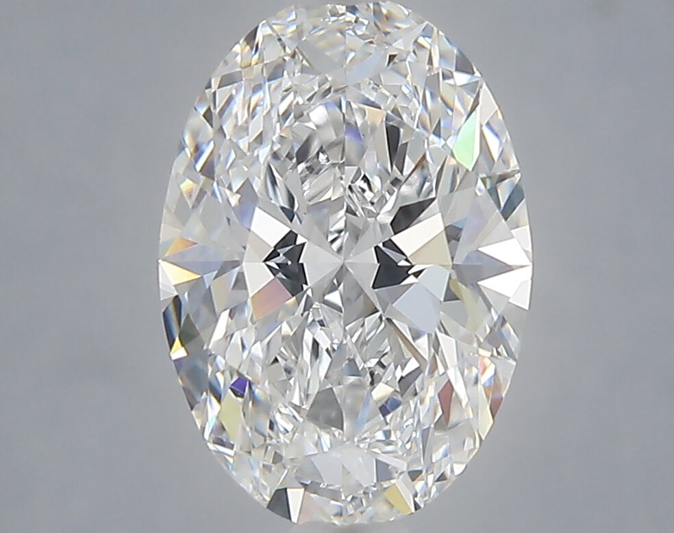 1.71 Carat Oval Shaped, Ideal Cut, D Color, VVS2 Clarity, IGI Certified Lab Grown Diamond