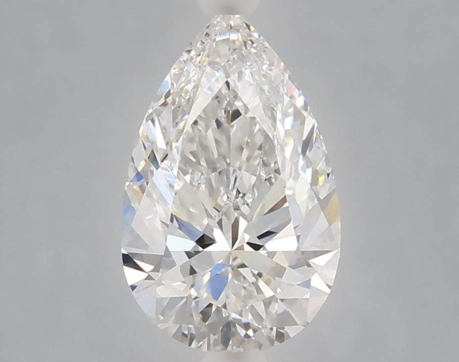 1.59 Carat Pear Shaped, Ideal Cut, D Color, VVS2 Clarity, IGI Certified Lab Grown Diamond