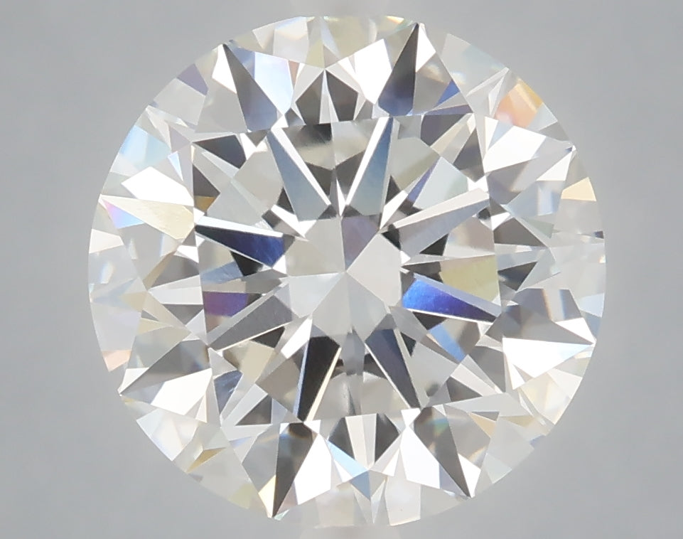 5.05 Carat Round Shaped, Excellent Cut, E Color, VVS2 Clarity, IGI Certified Lab Grown Diamond
