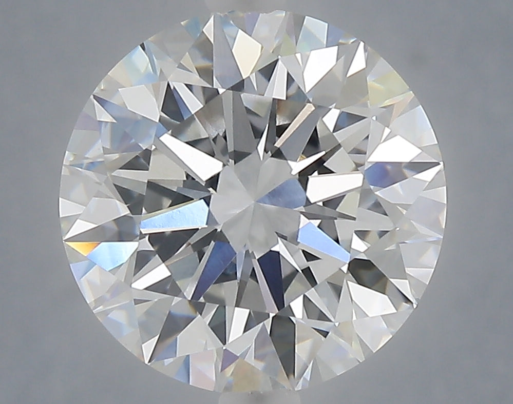 5.09 Carat Round Shaped, Excellent Cut, E Color, VVS2 Clarity, IGI Certified Lab Grown Diamond