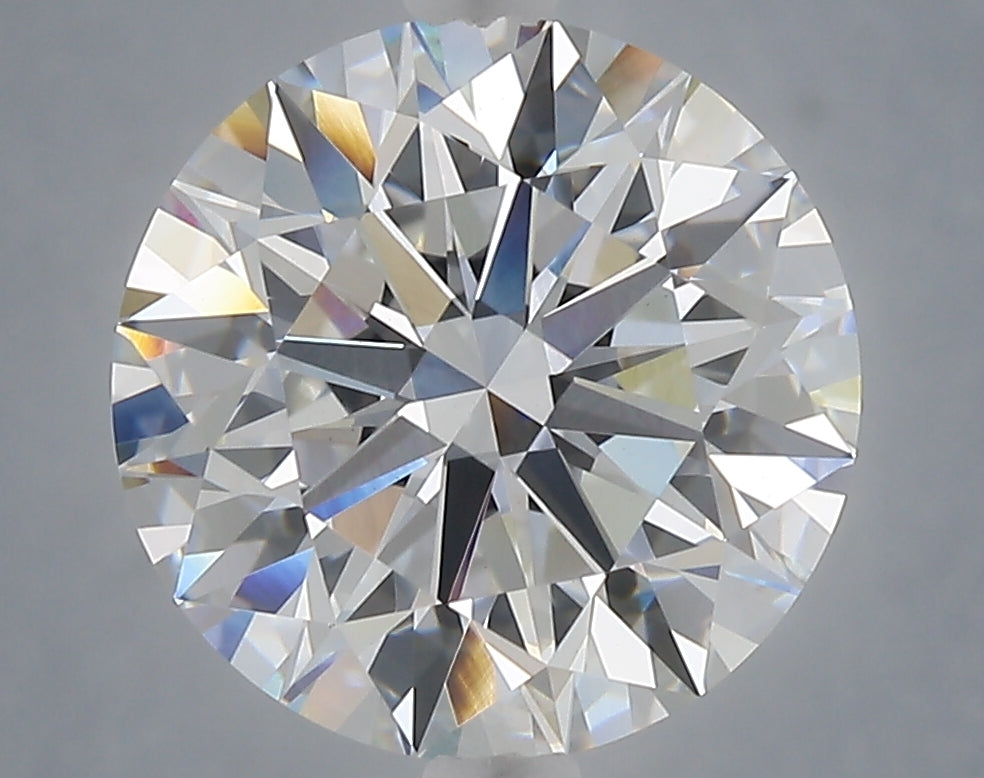 5.02 Carat Round Shaped, Excellent Cut, E Color, VS1 Clarity, IGI Certified Lab Grown Diamond