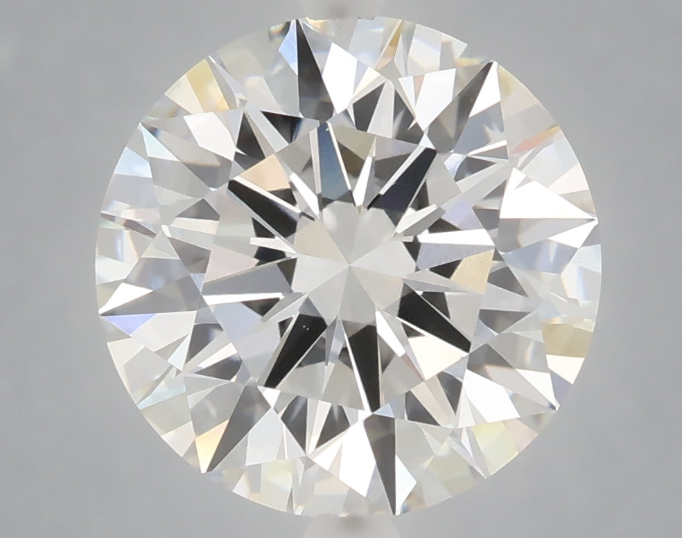 5.03 Carat Round Shaped, Excellent Cut, F Color, VVS2 Clarity, IGI Certified Lab Grown Diamond