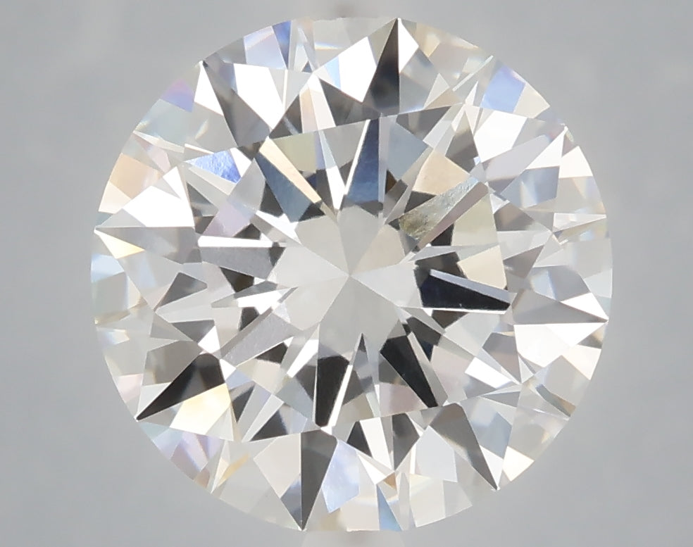 5.02 Carat Round Shaped, Excellent Cut, F Color, VVS2 Clarity, IGI Certified Lab Grown Diamond