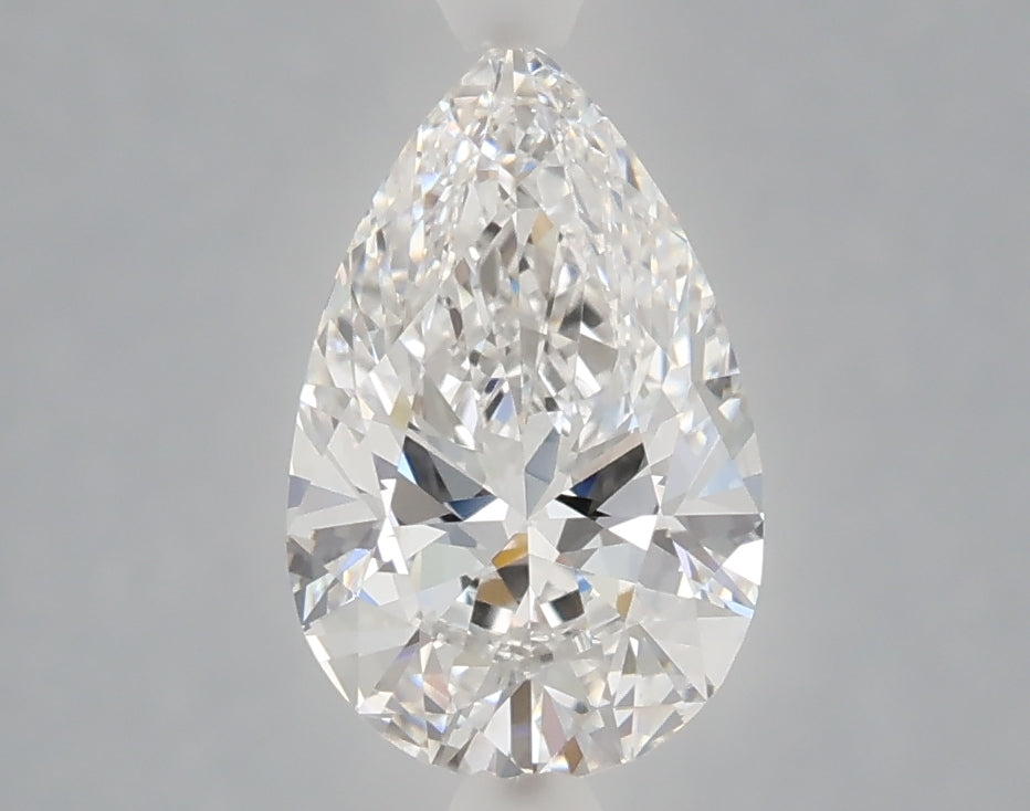 1.56 Carat Pear Shaped, Ideal Cut, D Color, VVS2 Clarity, IGI Certified Lab Grown Diamond