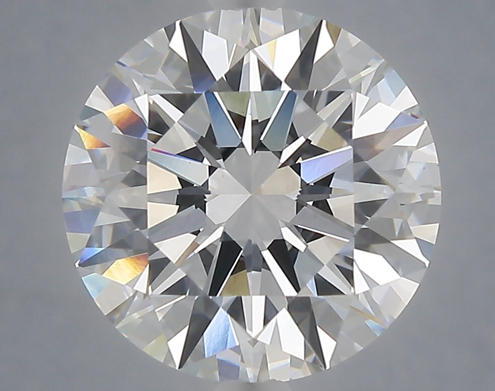 5.02 Carat Round Shaped, Ideal Cut, E Color, VVS2 Clarity, IGI Certified Lab Grown Diamond