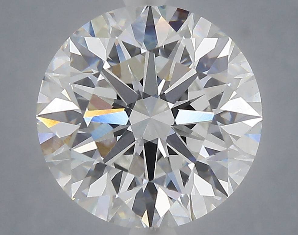 5.04 Carat Round Shaped, Excellent Cut, E Color, VVS2 Clarity, IGI Certified Lab Grown Diamond