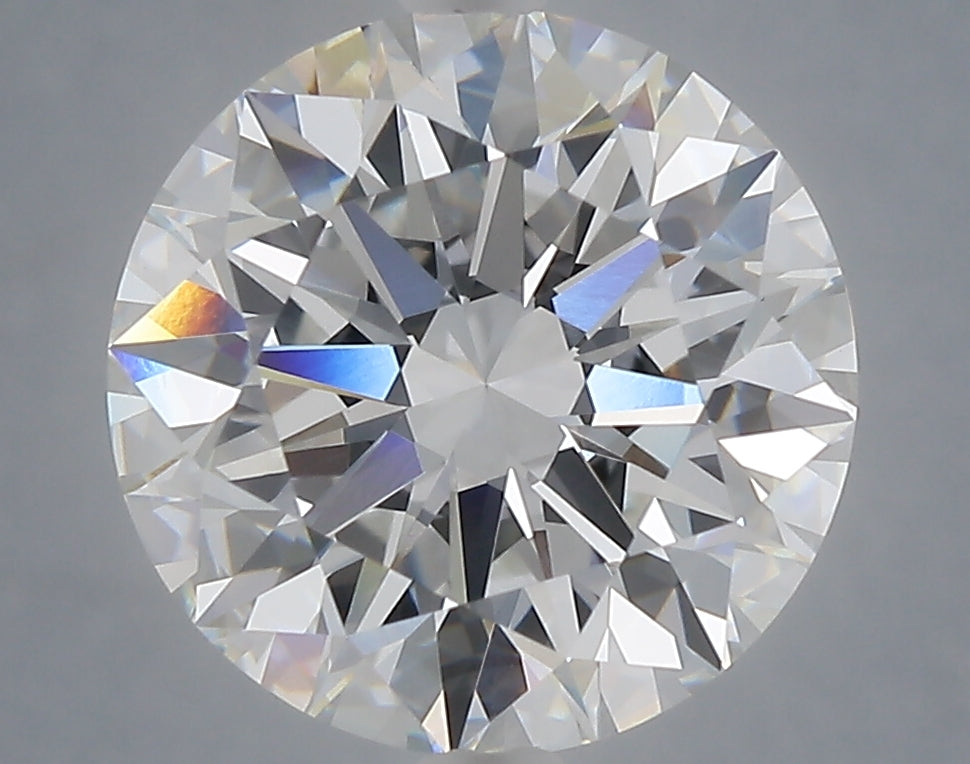 5.04 Carat Round Shaped, Ideal Cut, E Color, VVS2 Clarity, IGI Certified Lab Grown Diamond