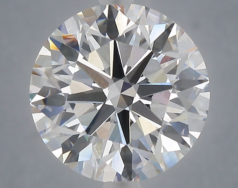 5.02 Carat Round Shaped, Excellent Cut, E Color, VVS2 Clarity, IGI Certified Lab Grown Diamond