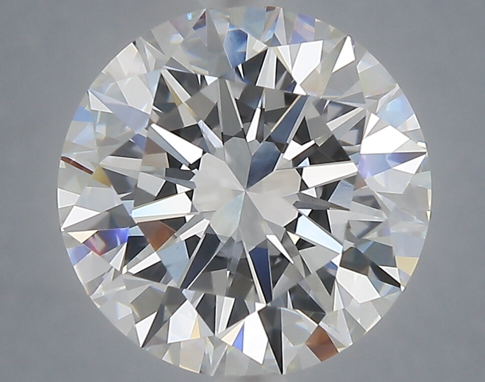 5.00 Carat Round Shaped, Excellent Cut, E Color, VVS2 Clarity, IGI Certified Lab Grown Diamond