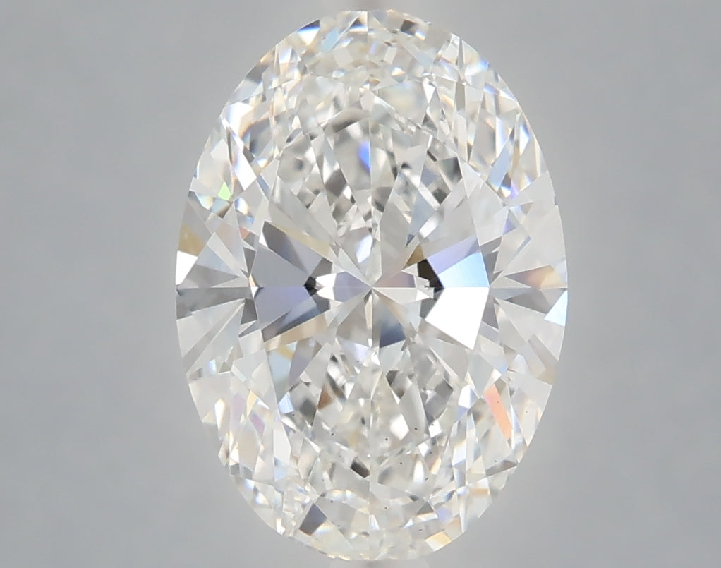 3.00 Carat Oval Shaped, Ideal Cut, E Color, VS2 Clarity, IGI Certified Lab Grown Diamond