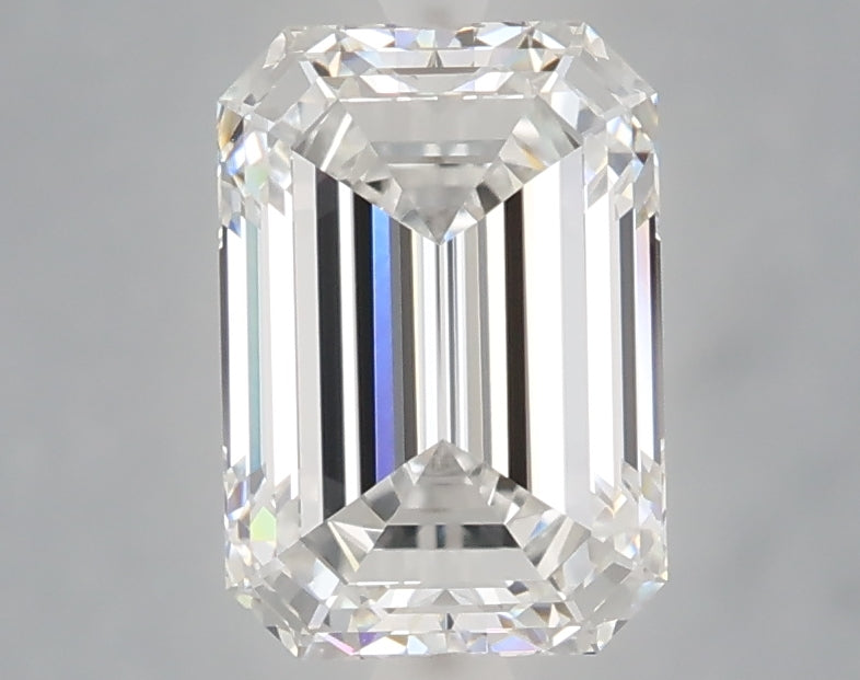 2.09 Carat Emerald Shaped, Ideal Cut, D Color, VVS1 Clarity, IGI Certified Lab Grown Diamond