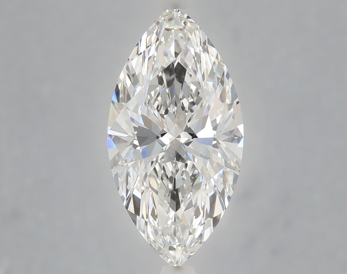 3.07 Carat Marquise Shaped, Ideal Cut, E Color, VVS2 Clarity, IGI Certified Lab Grown Diamond