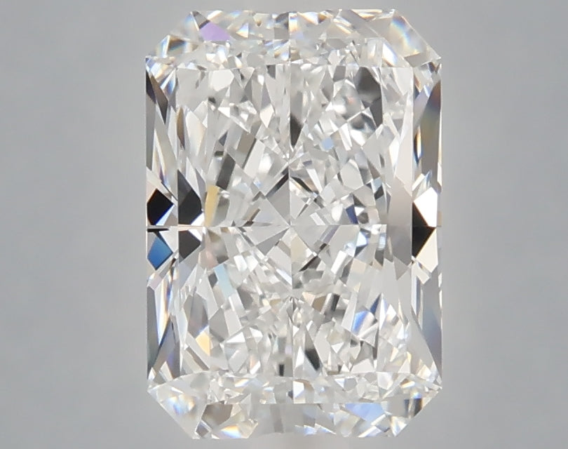 2.10 Carat Radiant Shaped, Ideal Cut, E Color, VVS1 Clarity, IGI Certified Lab Grown Diamond