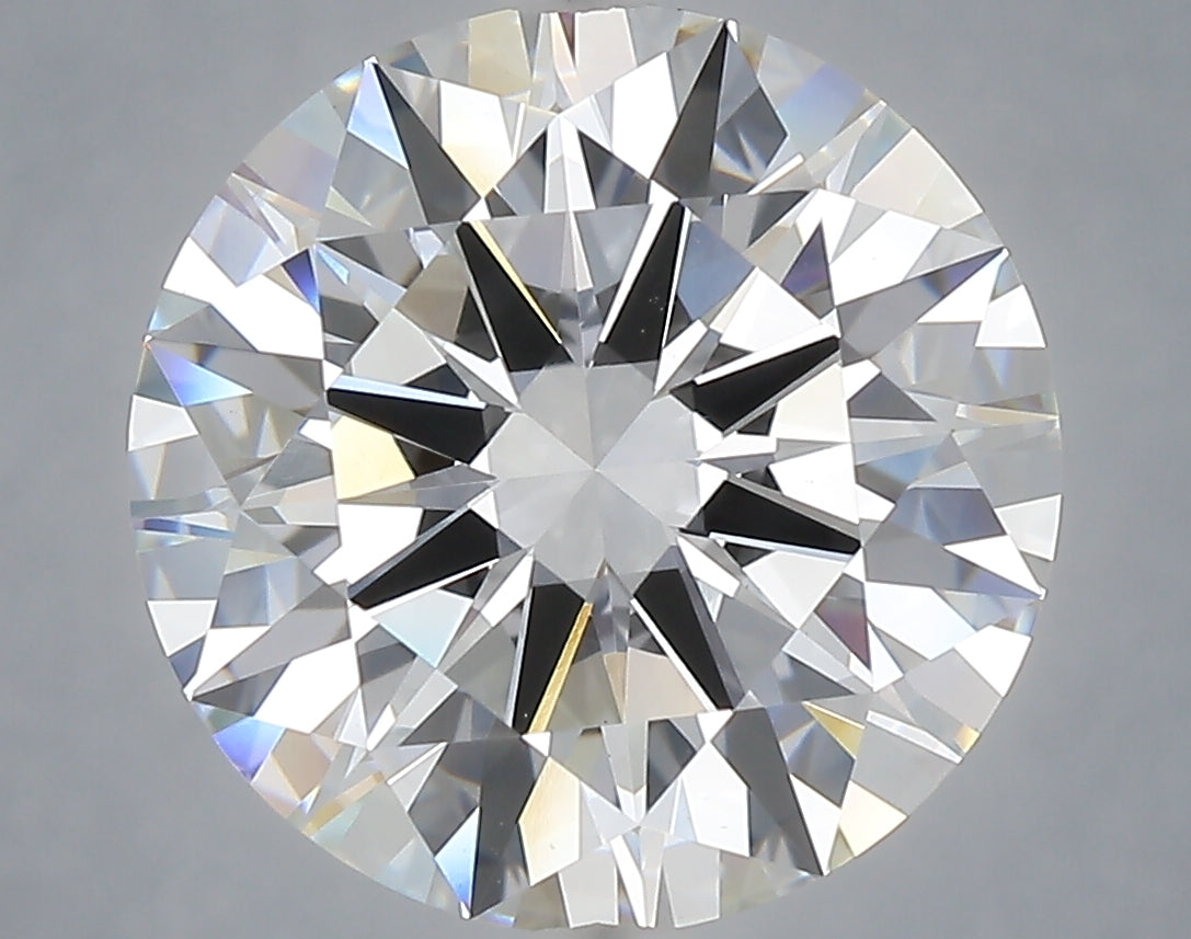 7.08 Carat Round Shaped, Excellent Cut, E Color, VVS2 Clarity, IGI Certified Lab Grown Diamond