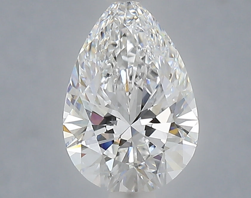 1.54 Carat Pear Shaped, Ideal Cut, E Color, VVS2 Clarity, IGI Certified Lab Grown Diamond