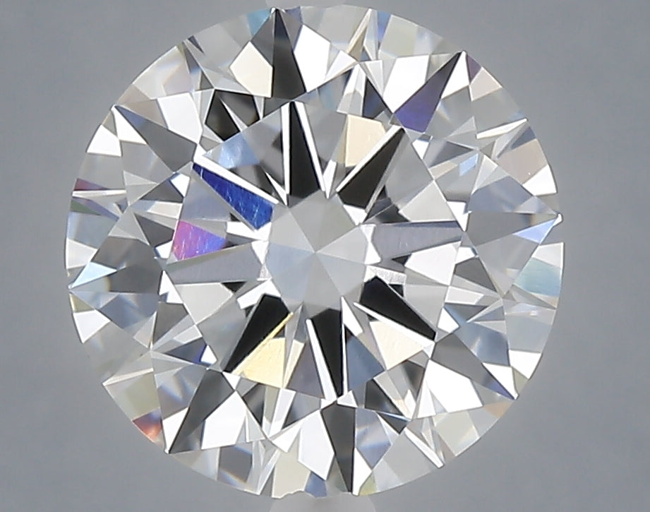 4.00 Carat Round Shaped, Excellent Cut, E Color, VVS2 Clarity, IGI Certified Lab Grown Diamond