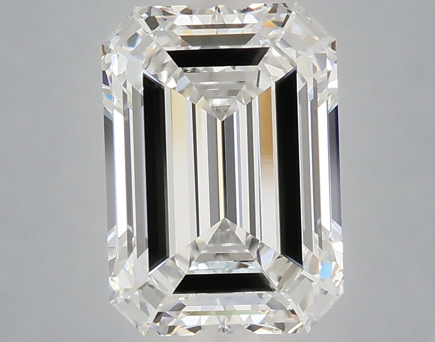 3.09 Carat Emerald Shaped, Ideal Cut, E Color, VVS2 Clarity, IGI Certified Lab Grown Diamond