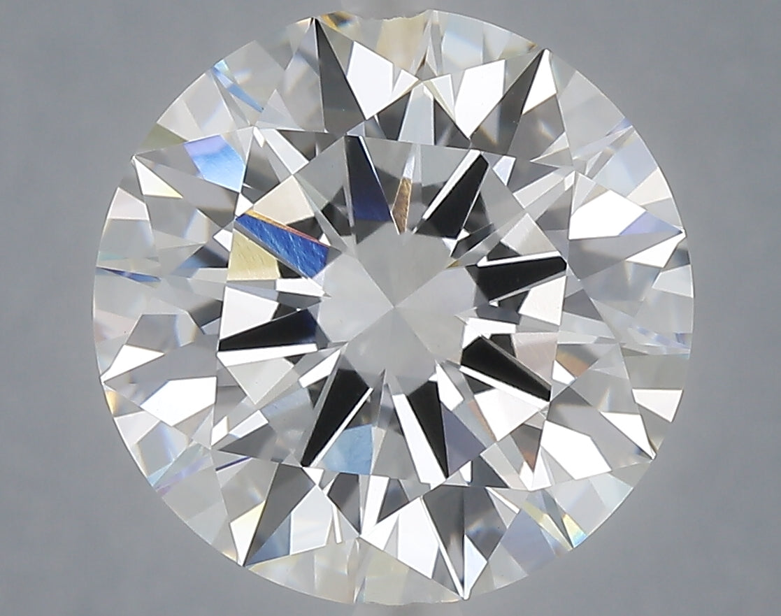 7.08 Carat Round Shaped, Excellent Cut, E Color, VVS2 Clarity, IGI Certified Lab Grown Diamond
