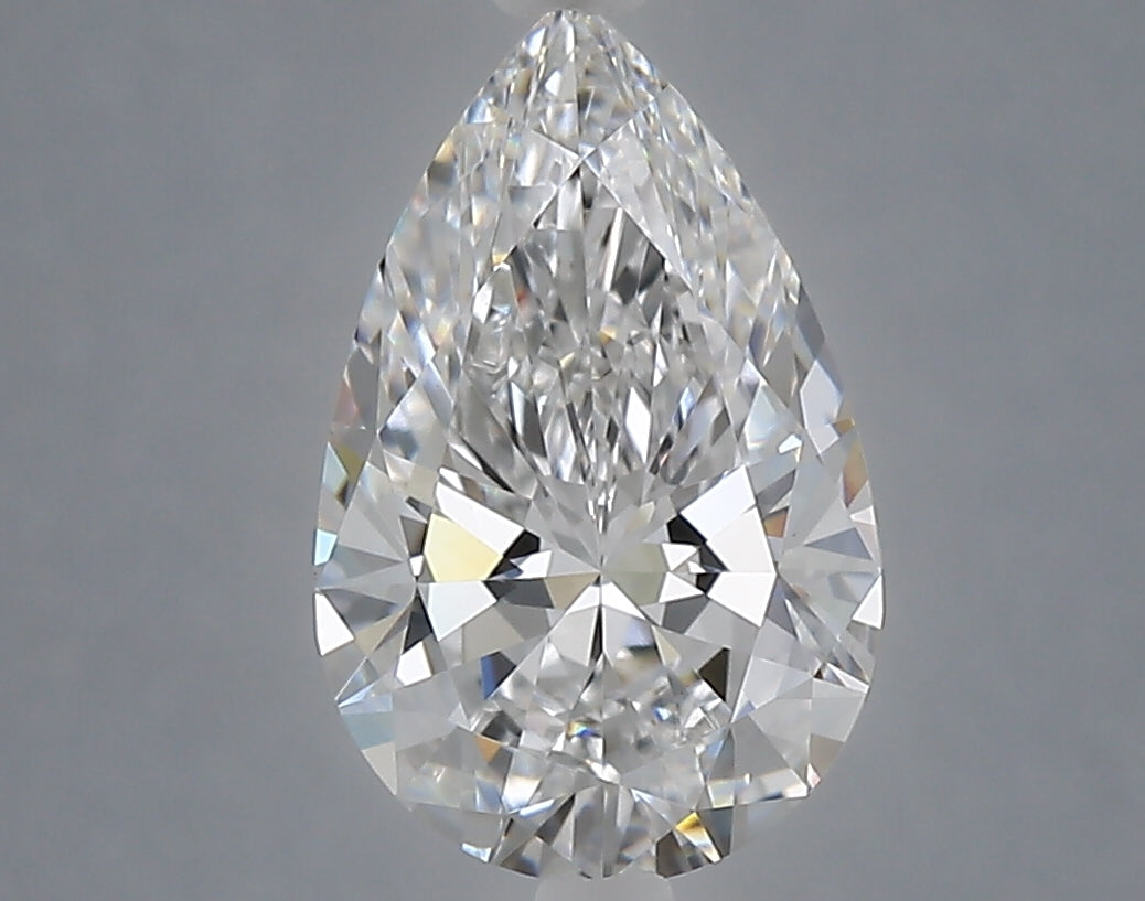 2.29 Carat Pear Shaped, Ideal Cut, D Color, VVS2 Clarity, IGI Certified Lab Grown Diamond