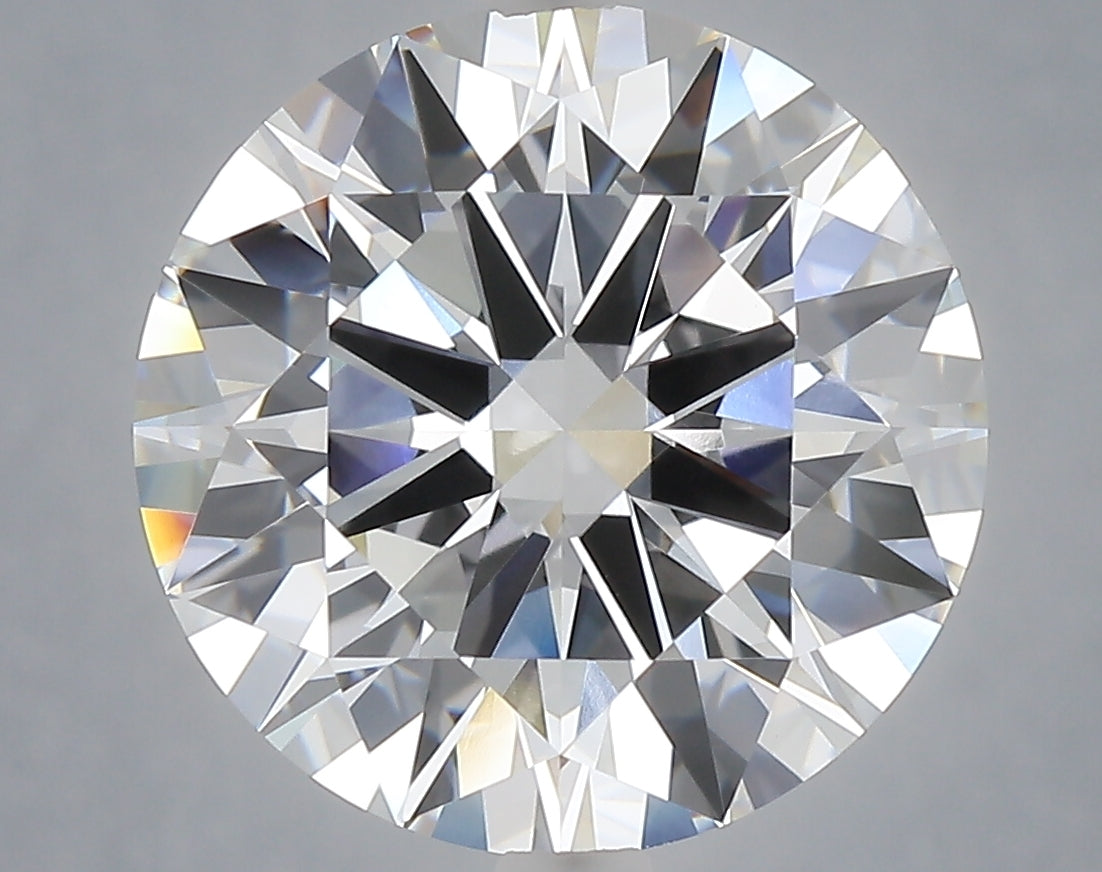 7.01 Carat Round Shaped, Excellent Cut, E Color, VVS2 Clarity, IGI Certified Lab Grown Diamond