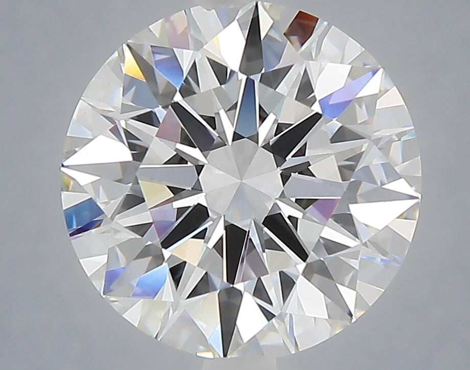 4.06 Carat Round Shaped, Ideal Cut, E Color, VVS2 Clarity, IGI Certified Lab Grown Diamond