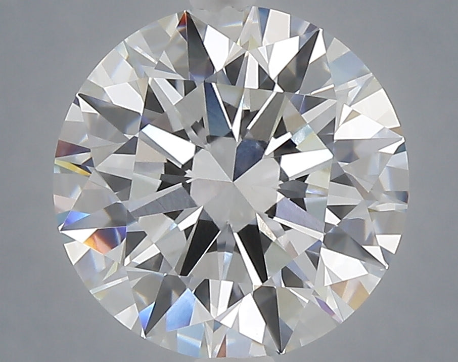 4.01 Carat Round Shaped, Ideal Cut, E Color, VVS2 Clarity, IGI Certified Lab Grown Diamond